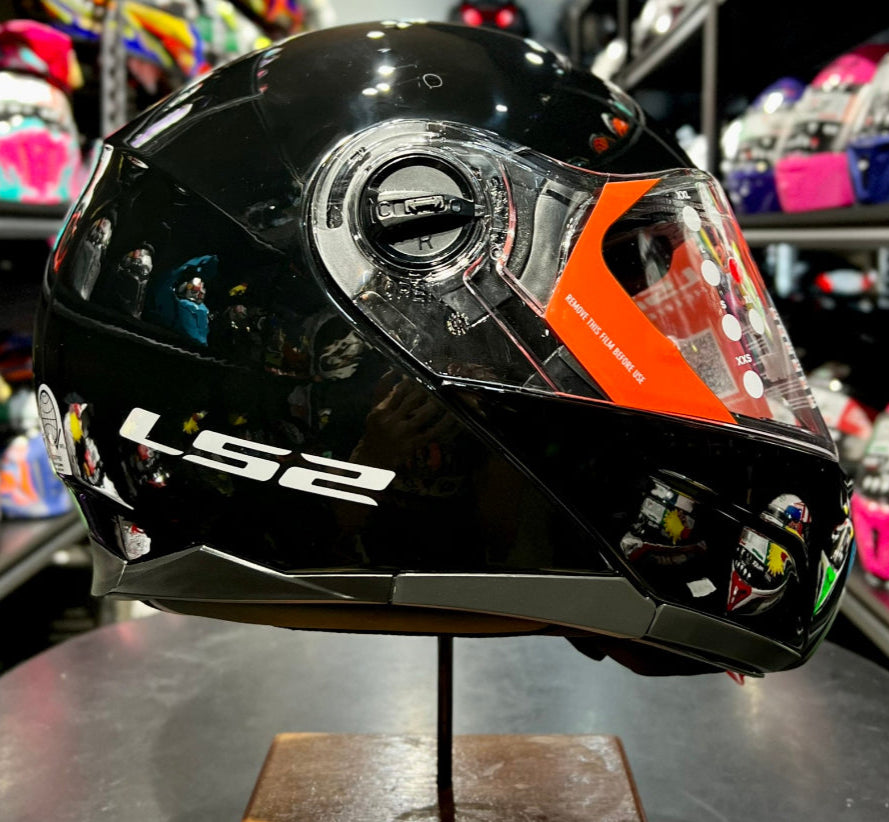 HELMET ‏LS2 FF325 STROBE II BLACK GLOSS