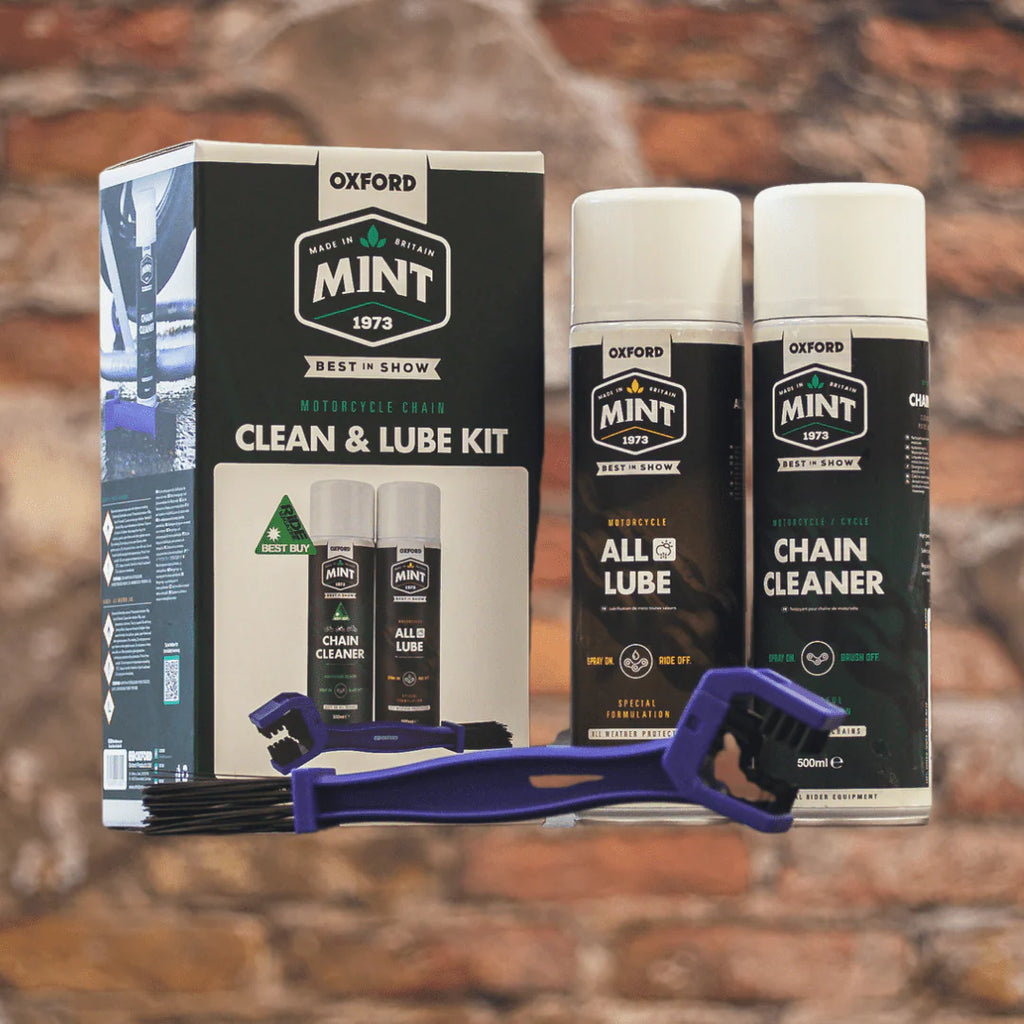 Oxford Mint Motorcycle Chain & Lube Kit